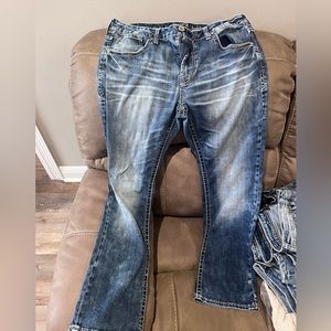 Men’s Salvage Jeans by Buckle. Like new condition size 36R, medium wash.